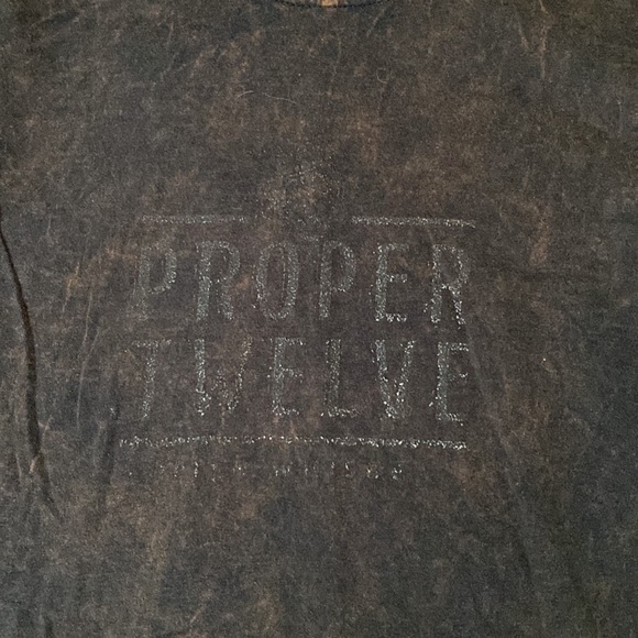 Distressed Proper Twelve Conor McGregor Black T-Shirt - Picture 5 of 9